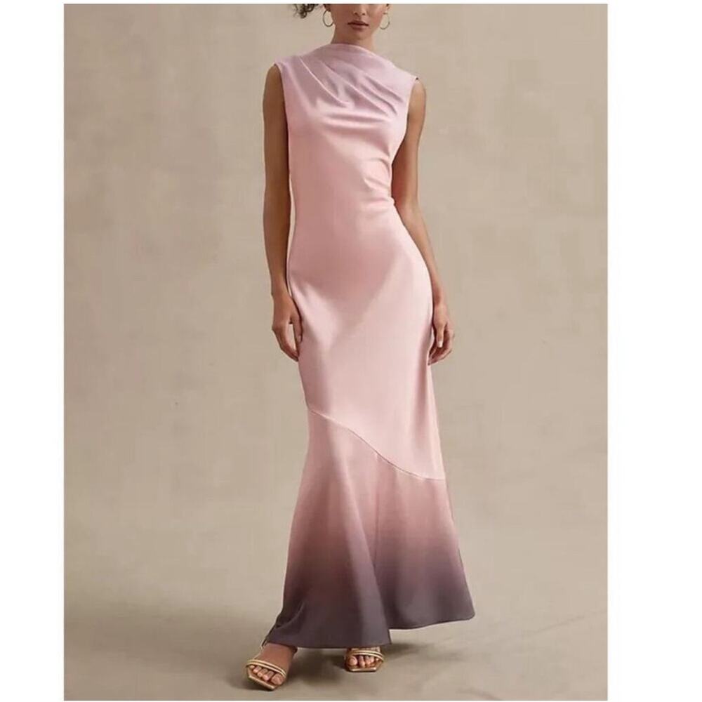 Significant Other Lana Dress- Dusty pink ombré